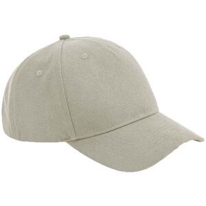 Beechfield 5 Panel Baseball Cap / Stone